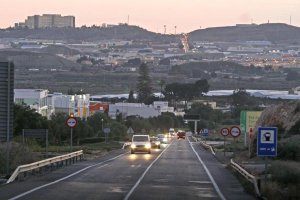 Imagen de la carretra A1000.