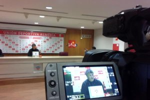 El míster Goro, este sábado.