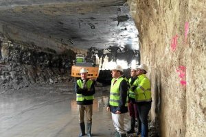 Obras de soterramiento para acceso al puerto de Garrucha