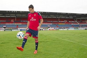 El jugador en su presentación.