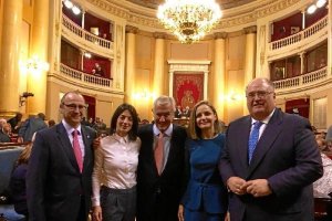 Senadores del PP por Almería, en la Cámara alta.