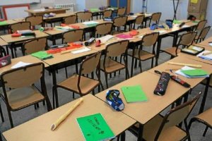 Imagen de una de las aulas de un centro educativo. 
