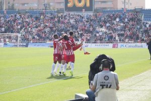 Celebración del 1-0.