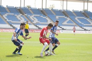 Guirao en el partido de la primera vuelta.