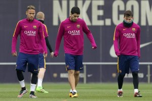 Neymar ha entrenado este viernes.