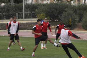 Entrenamiento en el campo Anexo.