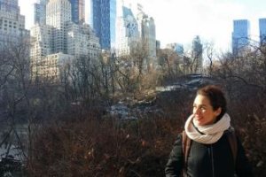 Anabel Veloso en Nueva York.