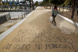 El lugar del siniestro.