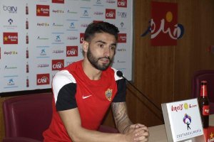 Chuli en rueda de prensa.