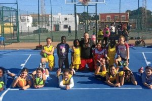 Las jugadoras del Cifomotor.