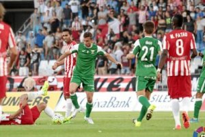 Imagen del partido que abría la temporada en Almería.