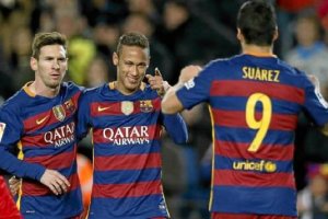 Messi se cae del tridente.