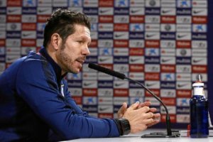 Simeone sigue hablanco muy claro.