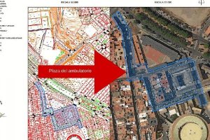 Planos del proyecto de actuación en la zona