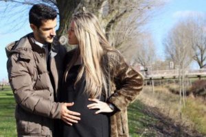 Zabaco y su mujer Estefanía.