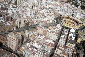 Imagen aérea de la ciudad