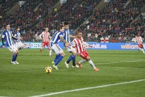 Wellington Silva en el partido ante la Real en Primera.