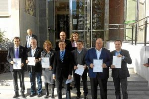 Representantes almerienses en Madrid.