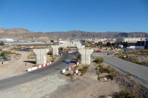 Obras de la variante paralizadas a la altura de El Parador