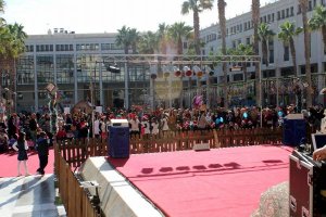 Plaza mayor donde se celebraron muchas de las actividades esta Navidad. 
