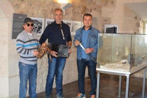 Oliva, Sanz y Hernández con los elementos cedidos