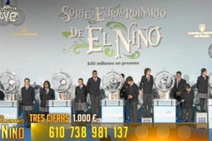 Sorteo de El Niño