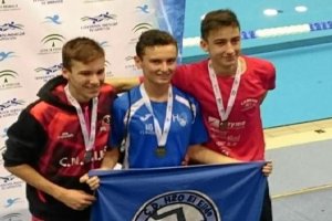 Manuel Martos en lo más alto del podio.