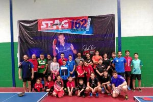 Los participantes en el evento.