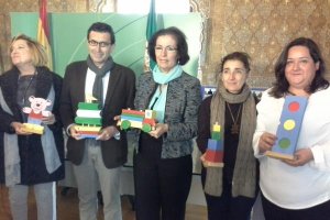 María García, Nicolás Navarro, Gracia Fernández, Mari Carmen González y Estrella Cara.