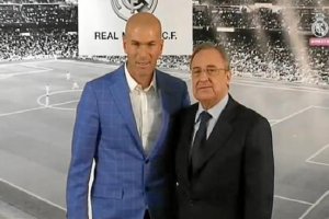 Florentino con Zidane.