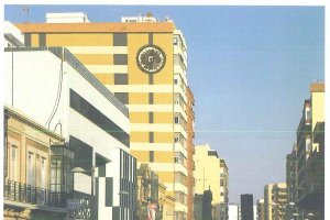Imagen renovada de edificio en Obispo Orberá.