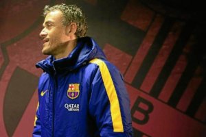 Luis Enrique en rueda de prensa.