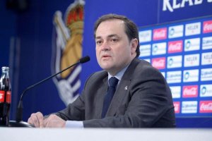 Jokin Aperribay cargó duramente contra el árbitro.