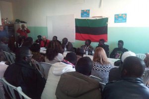 Rueda de prensa de las asociaciones de Guineanos en Roquetas.