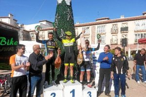 El podio de los vencedores.