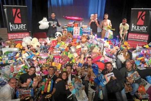 Imagen de los juguetes recibidos tras las doce horas.