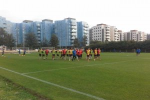 Entrenamiento ya con Dubarbier y Jonathan.