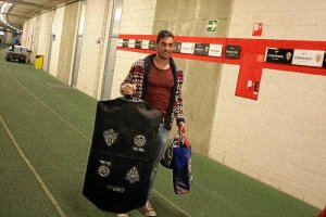Trujillo se marchó en silencio del Almería después de dar todo al club.