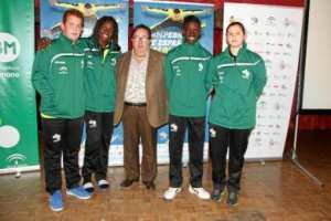 José Juan Rubí con los convocados.