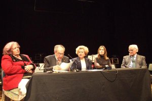 Loli Aguilera, José Montero, Mari Luz Segovia, Ana Martínez Labella y Enrique Ibáñez.