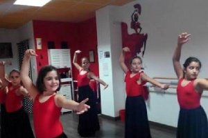Alumnas de la Academia de Baile Arantxa Guerrero