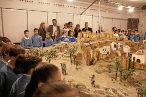 Belén Municipal de Almería en la Plaza Vieja.