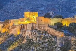 Panorámica de la Alcazaba de Almería. 