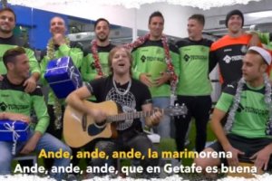 El Getafe promociona la Navidad.