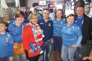 Dirigentes de las Peñas en un magnífico hermanamiento.