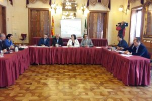 Reunión celebrada esta mañana en la Delegación de la Junta.