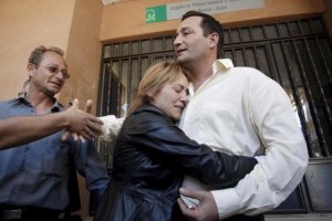 Trabalón cuando salió de declarar hace años 