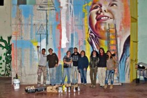 Los artistas que han transformado el barrio.