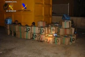 Alijo localizado en el Puerto de Adra en 2011