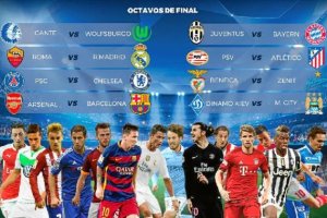 El cuadro completo de los octavos.